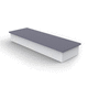 contemporary public bench / aluminum / stainless steel / COR-TEN® steel