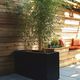 fiberglass planter / rectangular / contemporary / for public space