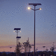 urban lamp post / traditional / galvanised steel / LED