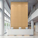 wall-mounted sound-absorbing panel / wood veneer / PET / for public building