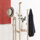 floor coat rack / contemporary / ash / for hotel