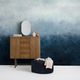 contemporary wallpaper / nonwoven fabric / plain / blue
