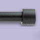 wrought iron curtain rod / ceiling mounted / wall-mounted / window