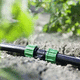 drip fitting / plastic / compression / straight