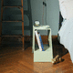 contemporary bedside table / polypropylene / polypropylene base / rectangular