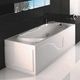 free-standing bathtub / wooden / acrylic / hydromassage