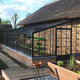 gardening greenhouse / even-span / iron
