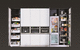 contemporary storage cabinet for kitchen
