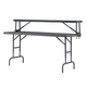 self-supporting shelving system / contemporary / powder-coated steel / in high-density polyethylene