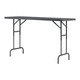 folding table / contemporary / high-density polyethylene (HDPE) / powder-coated steel base