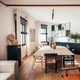 engineered parquet floor / oak / hardwood / white oak