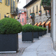 stainless steel planter / square / cube / high-resistance