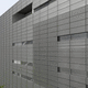 panel cladding / galvanised steel / perforated / for ventilated facade
