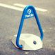 parking barrier / fixed / folding / stainless steel