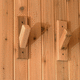 contemporary robe hook / wooden / individual