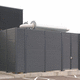louvered screening / galvanised steel / painted steel