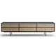 contemporary TV stand / with shelves / wooden / home