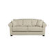 sofa bed / traditional / linen / beige