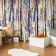 contemporary wallpaper / multi-color / non-woven / scratch resistant