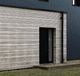 entry door / aluminum / sliding / contemporary