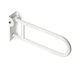 stainless steel grab bar / curved / wall-mounted / commercial