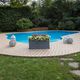 aluminum planter / rectangular / custom / handmade