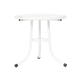 contemporary side table / metal / metal base / round