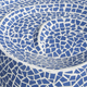 ceramic mosaic tile / textured / outdoor / wall