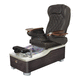 pedicure spa chair with headrest / black