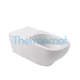 wall-hung toilet / ceramic / rimless / modern