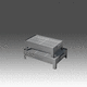 wood-burning grill / charcoal / countertop
