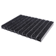 entrance mat for public buildings / vinyl / aluminum / dust control