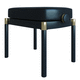 contemporary piano stool / leather / glossy lacquered wood / beech