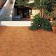 outdoor tile / floor / porcelain stoneware / square