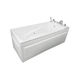 free-standing bathtub / plastic / hydromassage / chromotherapy