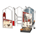 playground structure / metal / stainless steel / plywood
