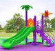 upright slide / curved / for playgrounds / multiple