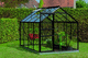 gardening greenhouse / even-span / glass / polycarbonate