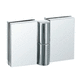 shower door hinge / brass / concealed / with self-closing system