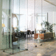 safety glass panel / tempered / transparent / for furniture