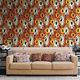contemporary wallpaper / vinyl / patterned / multi-color
