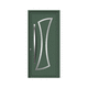 entry door / aluminum / stainless steel / PVC