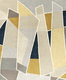 contemporary rug / geometric / silk / New Zealand wool