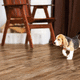 porcelain stoneware tile / natural finish / indoor / living room