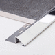 stainless steel transition profile / for tile / for floor / edge