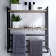 electric towel radiator / contemporary / stainless steel / wall-mounted