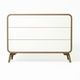 contemporary chest of drawers / oak / MDF / custom