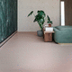 porcelain stoneware tile / matte / rounded / indoor