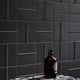porcelain stoneware tile / 3D / indoor / wall