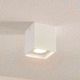 contemporary ceiling light / square / rectangular / aluminum